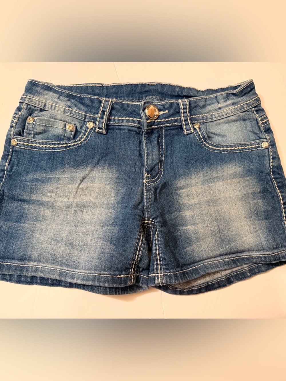 Classic Women's Denim Jean Shorts - Blue